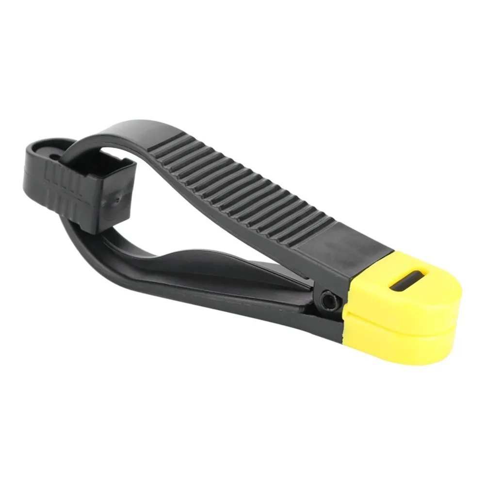 Clip de liberación de agarre de potencia ABS duradero, Mini y grande abrazadera a presión negra y amarilla, abrazadera para sedal, pesca en barco - imagen 2