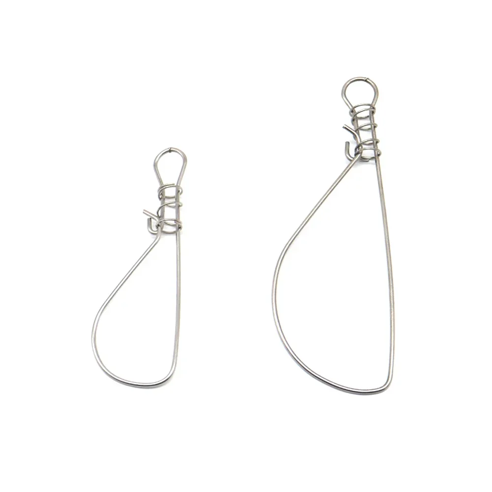 Kit de larguero de pesca de Metal, soporte de bloqueo de hebilla grande para peces vivos con 10 broches, herramientas de pesca - imagen 5