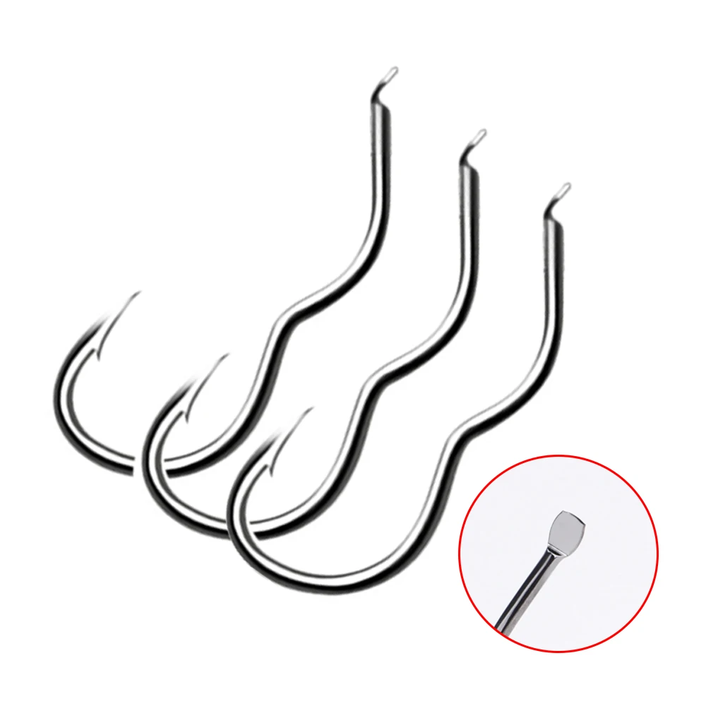 FTK-anzuelo de pesca con tapa automática para carpa, de acero rico en carbono, con púas, accesorios de pesca de carpa, porta cebo de gusano - imagen 3