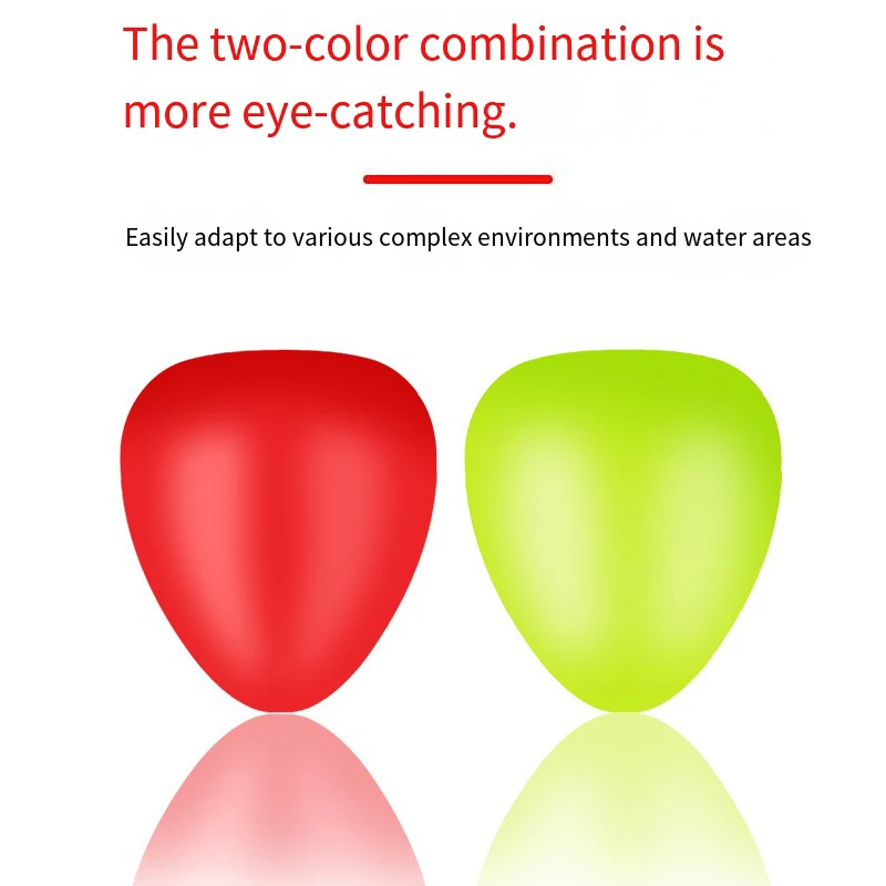 100 Uds. Bobbers flotantes de pesca bola de deriva fluorescente indicador de huelga de espuma flotador de pesca bolas de flotabilidad accesorios de pesca - imagen 5