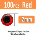 2mm red 100pcs
