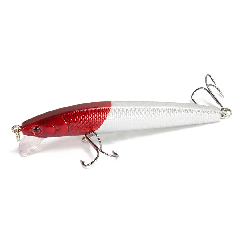 Señuelo de pesca de pececillos, cebo duro de plástico Artificial flotante de 95mm y 8g, ojos 3D, Crankbait, uds, Swimbait, 1 aparejos de pesca lubina