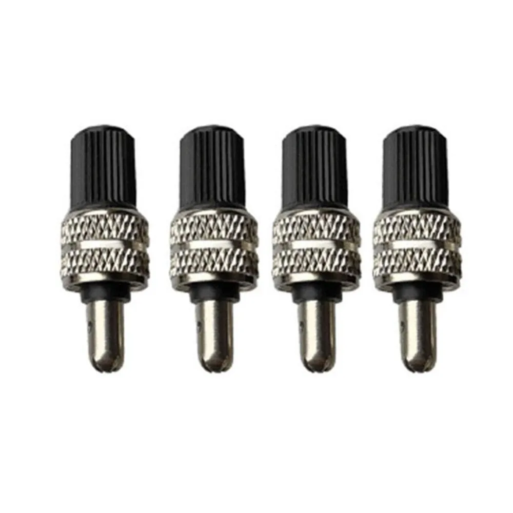 Válvulas de neumáticos de bicicleta tipo Alemania, núcleos de válvulas de neumáticos universales de alta resistencia, fácil instalación, válvulas de neumáticos de bicicletas, 4 Uds.