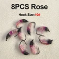 Tamaño 10, 8 piezas, rosa