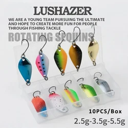 Kit Cucharillas y Spinners de Metal para Trucha y Lubina