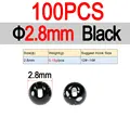 2.8mm Black 100pcs