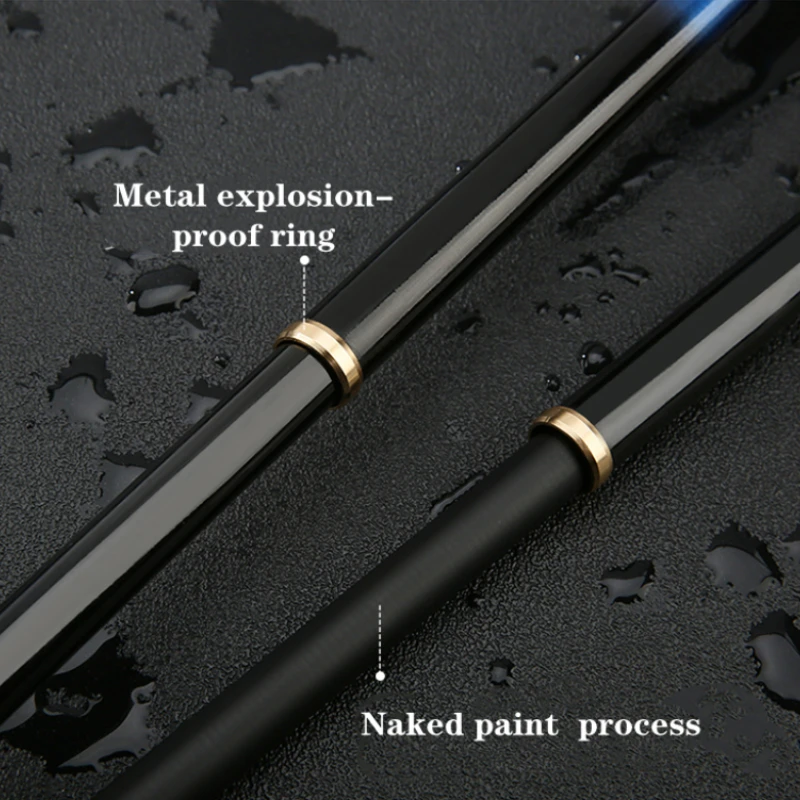 Caña De pescar ultraligera superdura, caña De pescar telescópica, fuerte fuerza De cintura, caña De mano larga - imagen 5