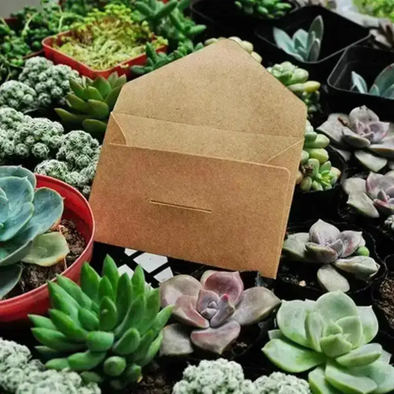Sobres Kraft mini para invitaciones de boda y tarjetas agradecimiento - imagen 3