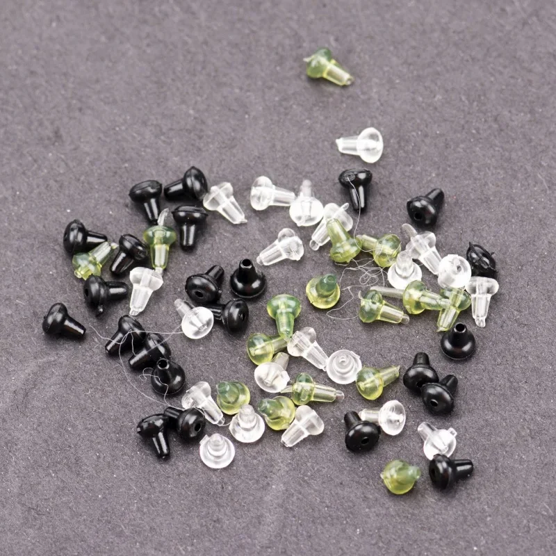 Cuentas de goma para anzuelo de carpa, accesorios de pesca de carpa, tapón de anzuelo, 20 piezas, aparejos de pesca con tornillo Boilie - imagen 5