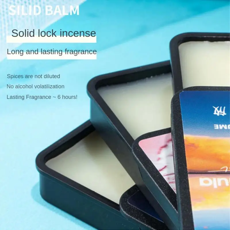 Perfume de bálsamo sólido, Fragancia ligera, desodorante portátil de bolsillo para hombres y mujeres, aromaterapia Natural fresca - imagen 3