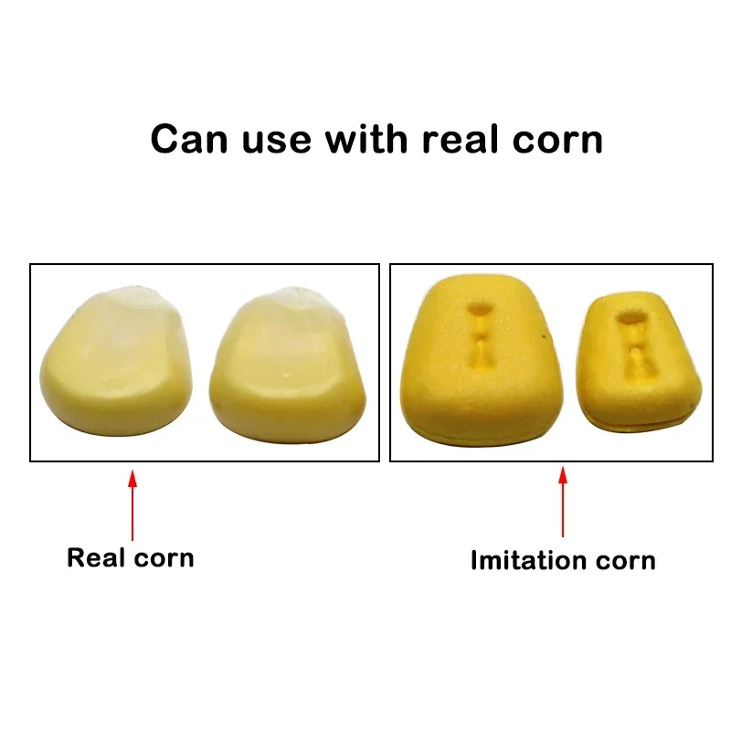 30x Karpervissen Accessoires Nep Imitatie Maïs Aas Maat S/L Aas Lokken Pop-Up Boilies Voor Karper Hair Rig Methode Feeder Tackle - imagen 3