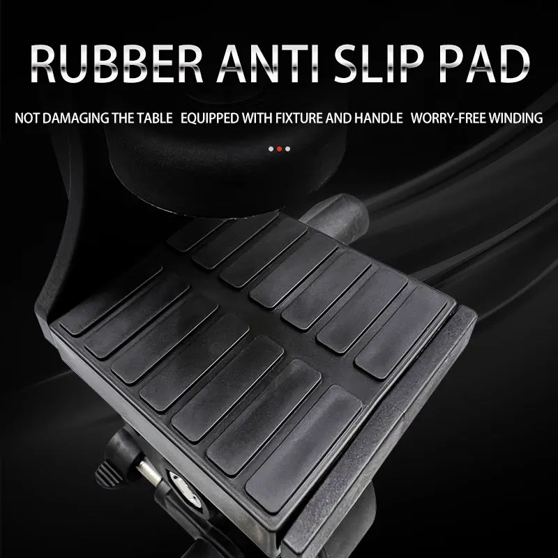 Enrollador de línea de pesca, abrazadera de mesa portátil ajustable, máquina de carrete de pesca, bobinado de alambre, equipo de carrete rápido - imagen 5