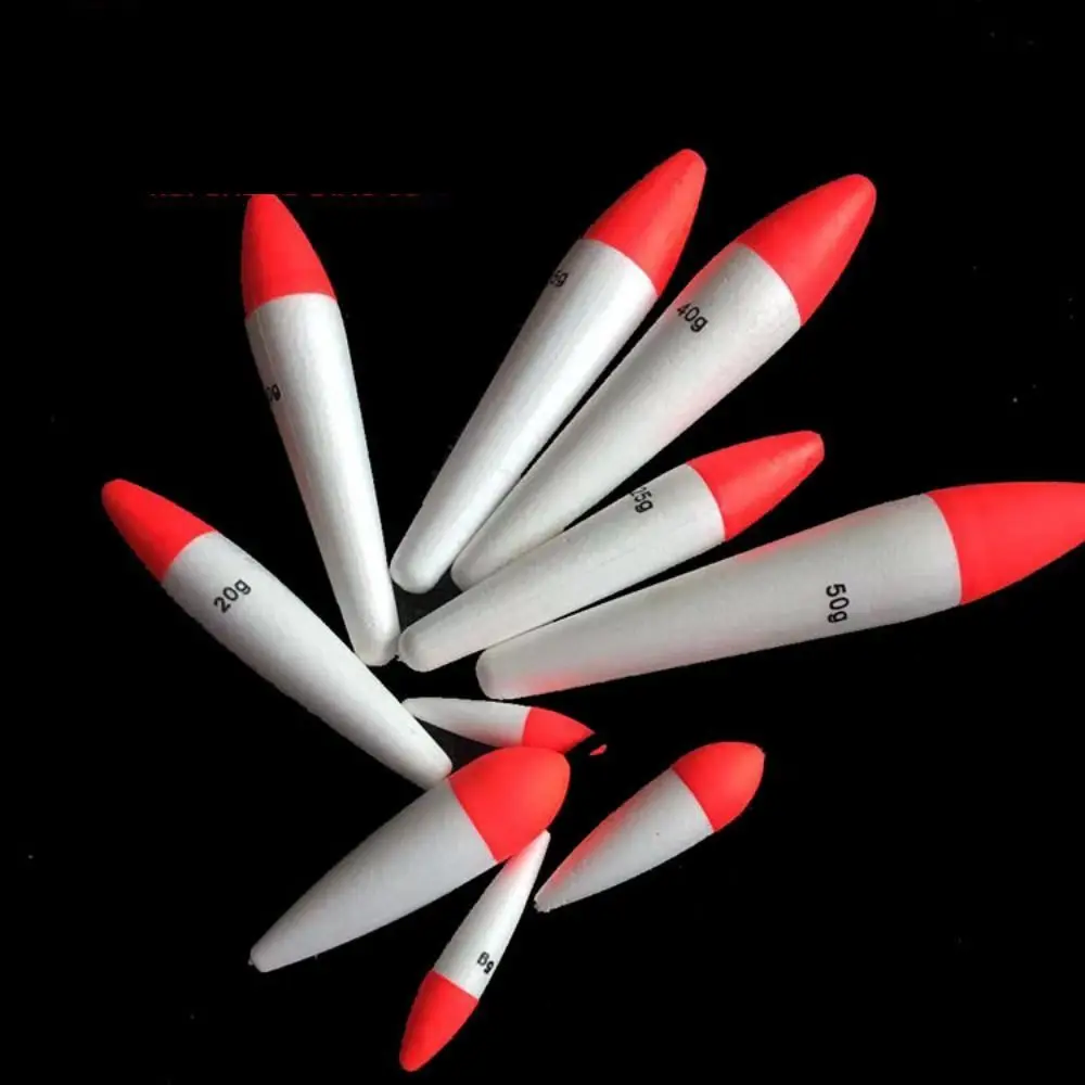 5 uds palo de pesca 2g-60g flotador de pesca de espuma flotador de pesca de espuma dura Bobber de pesca tipo vientre grande pescador ligero - imagen 2