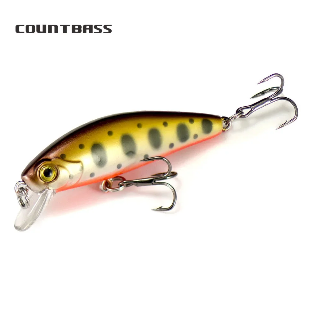 Countbass-Señuelos Wobblers para pesca, cebo de pesca de trucha de peso fijo, 40mm/1,6 "50mm/2", Crankbait