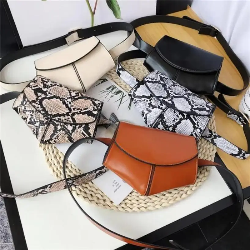 Riñonera de pesca mujer estampado serpiente – Bandolera versátil - imagen 4