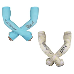 Aventik poliéster spandex tela pesca brazo manga protección transpirable sol manga hombres mujeres