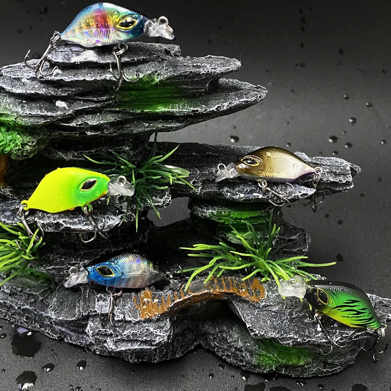 32mm 3,5g Mini hundimiento Minnow señuelo de Pesca Crankbaits Wobblers cebo duro Artificial Pesca Isca Swimbait equipo de Pesca - imagen 5