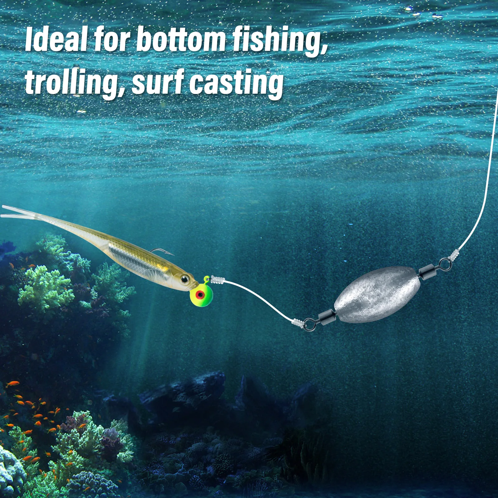 Plomo Doble Giro para Surfcasting y Pesca de Fondo - imagen 4
