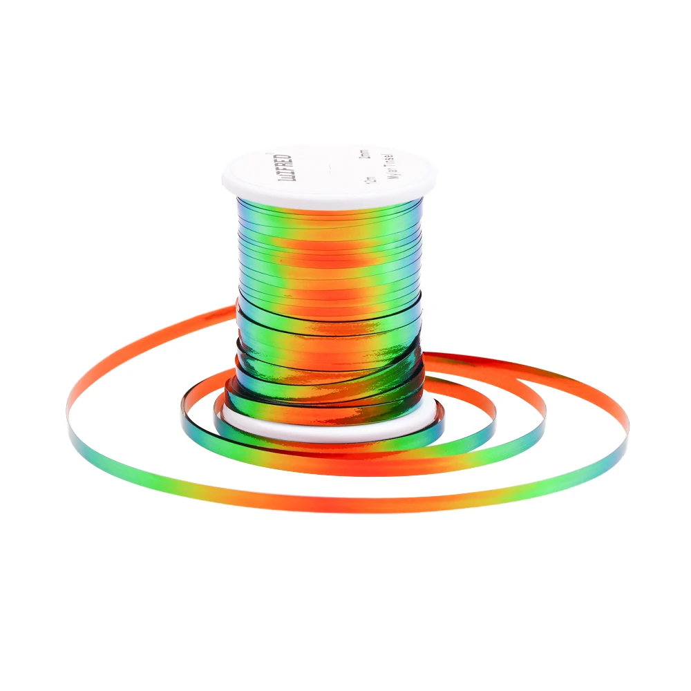 Mylar plano para atado de moscas ICERIO Pavo real metálico para ninfas - imagen 4