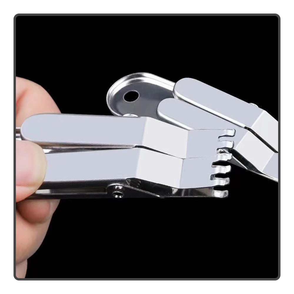 Lombrero de tierra portátil de acero inoxidable, gusano rojo y otros cebos, Clip de resorte vigoroso, gancho de cebo vivo, herramienta de pesca - imagen 3