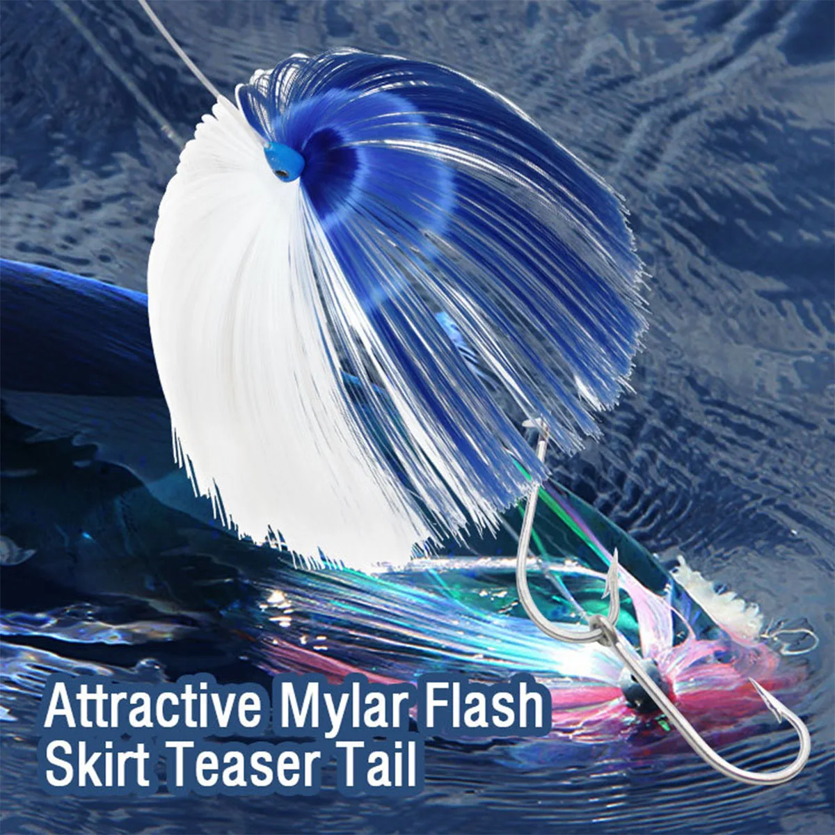 Señuelo de pesca de gran juego, cebo con cabeza de bruja marina, 0,25/0,5/0,75/10z, Wahoo Mahi, atún, aparejos de pesca en alta mar, 10 Uds. - imagen 4