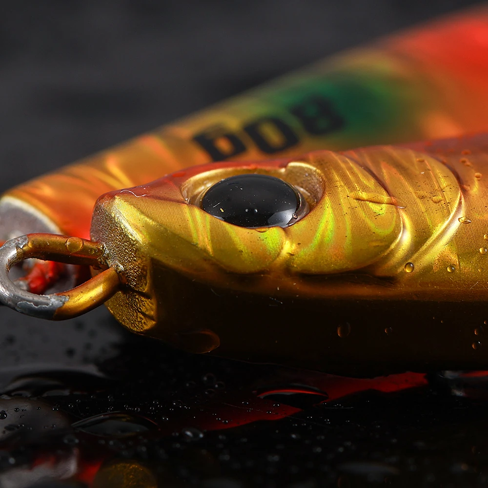 CASTFUN 40g 60g 80g plantillas de fundición larga plantillas de pesca costeras señuelo de pesca de mar plantillas de Metal lento - imagen 5