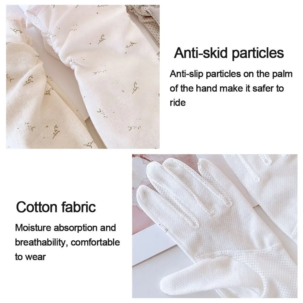 Guantes de protección solar para ciclismo, manoplas finas para pantalla táctil, equipo de conducción, 1 par - imagen 5