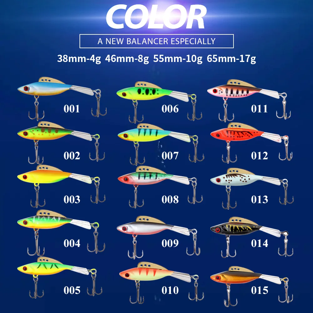 FTK-señuelo para pesca en hielo, anzuelo triple de acero rico en carbono, 4g, 8g, 10g, 17g, ojo 3D, cola larga, cebo Artificial para accesorios de pesca de invierno - imagen 5