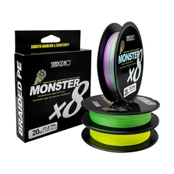 Nuevo hilo de pescar trenzado de 150M X8 hebras 15LB-41LB multifilamento PE alambre mosca mar agua salada tejido Japón PE carpa alambre Pesca