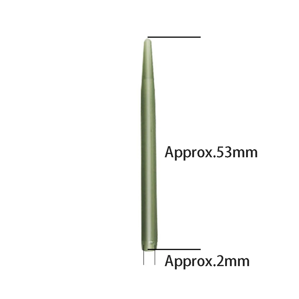 Tubos goma 53mm pesca carpa - Camuflaje natural - imagen 4