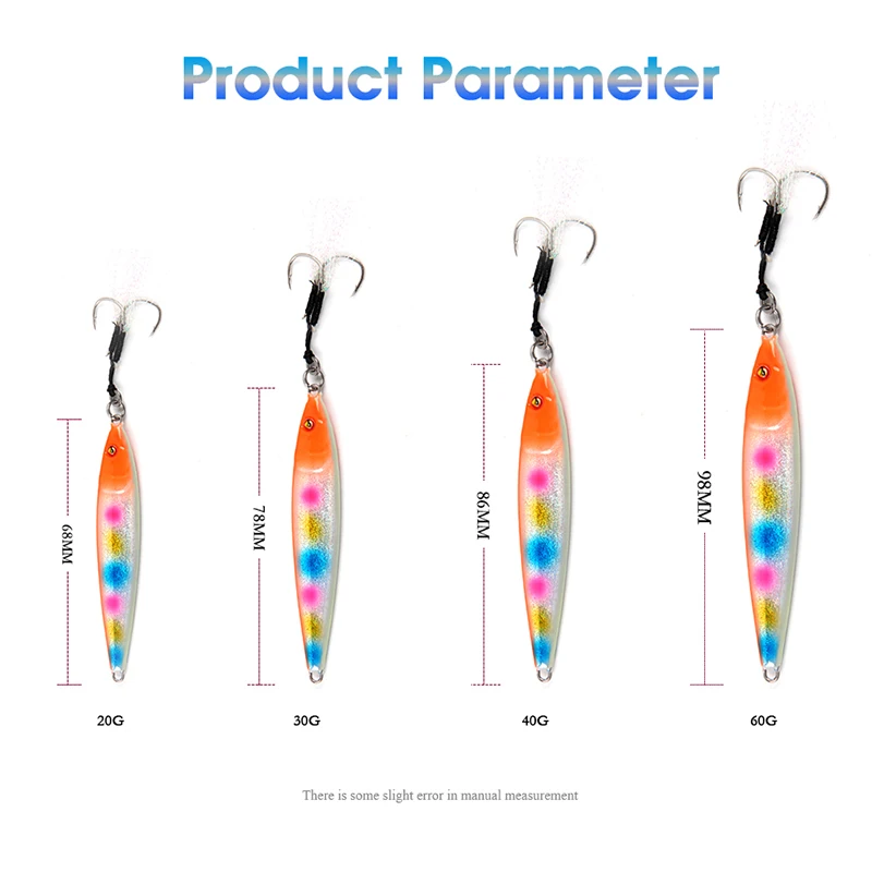 Señuelo Jigging Seafox 141 de metal paso lento para agua salada - imagen 2