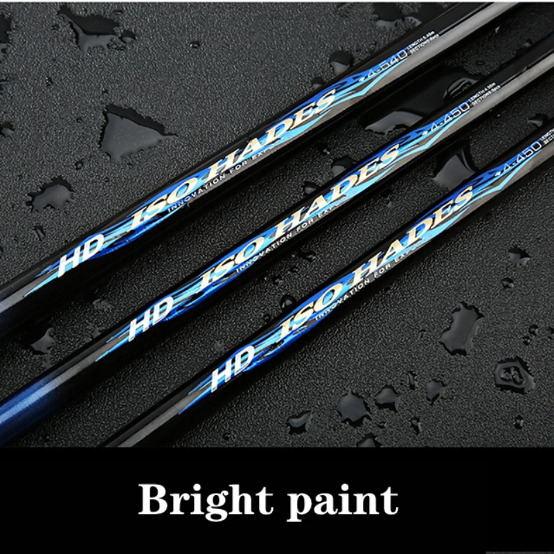 Caña De pescar ultraligera superdura, caña De pescar telescópica, fuerte fuerza De cintura, caña De mano larga - imagen 4