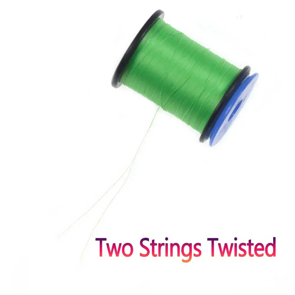 Bimoo, 1 carrete, 100m, 8/0, hilo trenzado para atado de moscas, línea de alta resistencia para Midge Ninfa Streamer, Señuelos de pesca de trucha, Material de atado de moscas - imagen 5