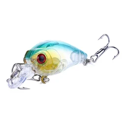 Topwater Wobblers Minnow - cebo plastico para lubina, lucio y trucha