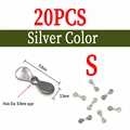 20pcs S  silver