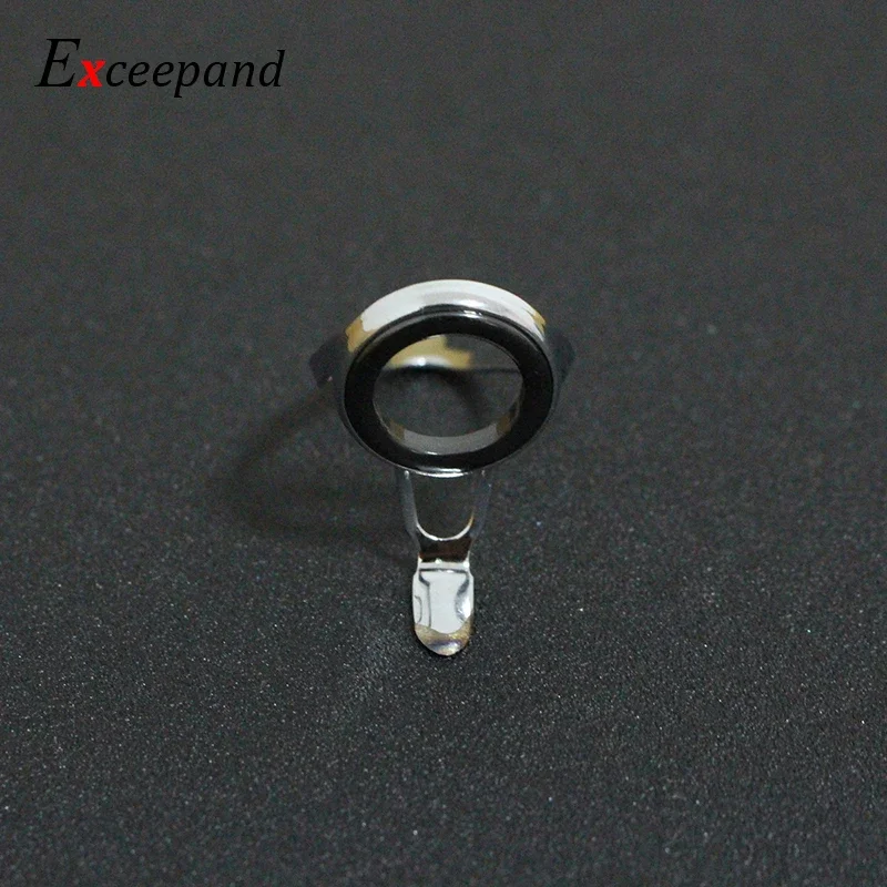 Exceepand 7 Uds marco de acero inoxidable guía de caña de pescar anillo de línea de ojo de caña de barco para construcción o reparación de caña de pescar - imagen 3
