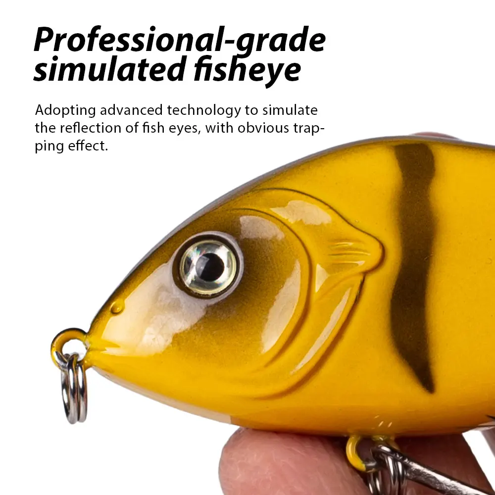 Hanlin-Señuelos de Pesca Jerkbait, cebos Wobbler de hundimiento Artificial, sonajero, aparejos de lubina, 70mm/14,5g, novedad - imagen 3