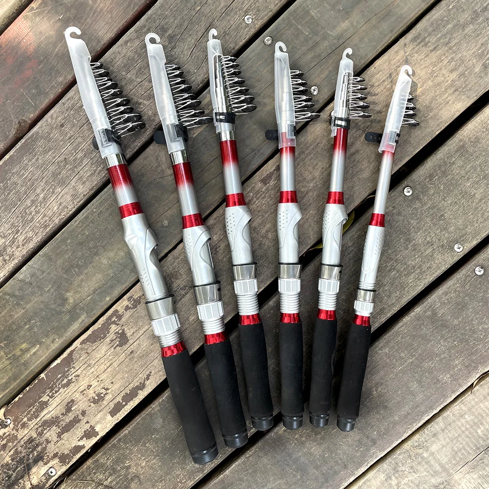 Caña de pescar telescópica de alta calidad, 1,8 M-3,6 M, con carretes giratorios, serie 2000-5000. - imagen 4