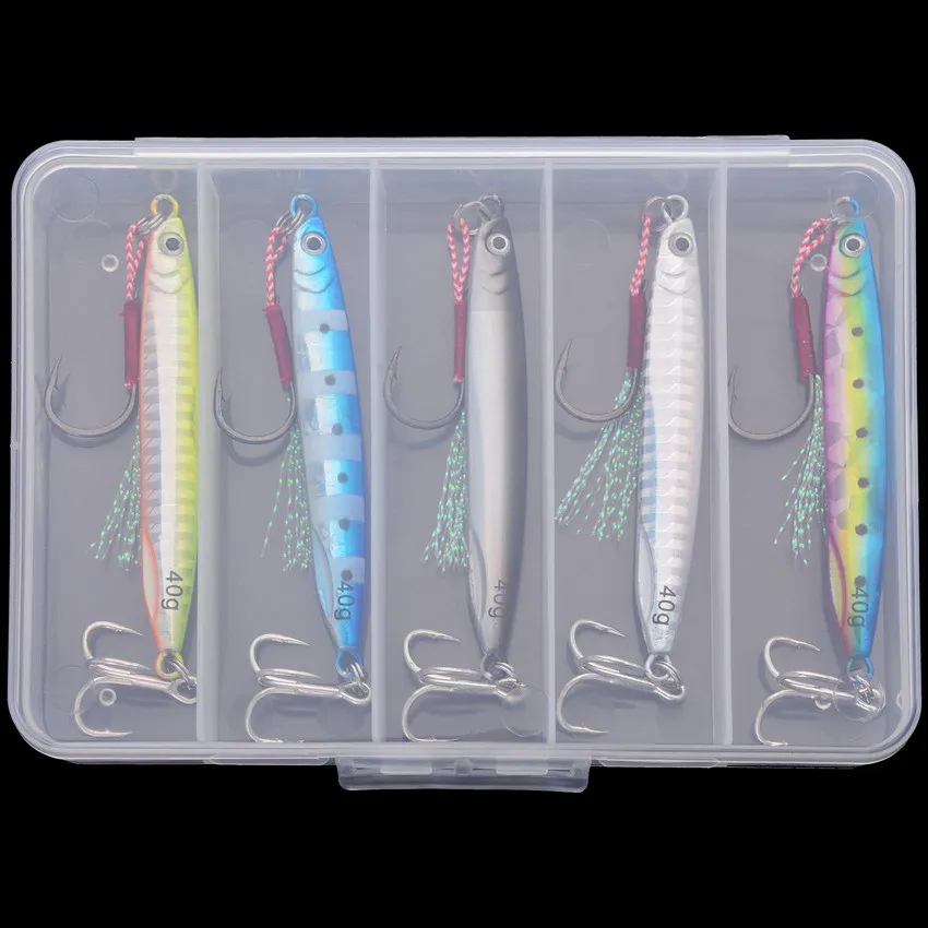 Nuevo DRAGER-cuchara de plantilla fundida de Metal, 7G, 10G, 17G, 21G, 30G, 40G, Jigging, pez, lubina, señuelo de pesca, aparejos de cebo Artificial - imagen 5