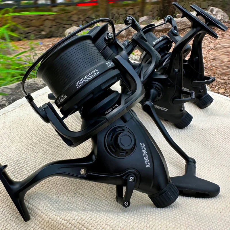 Carrete de pesca giratorio de gran capacidad, carrete de Metal CNC, ultraligero, profesional, para viaje, Surf, Baitcasting, aparejos de pesca con señuelo - imagen 5