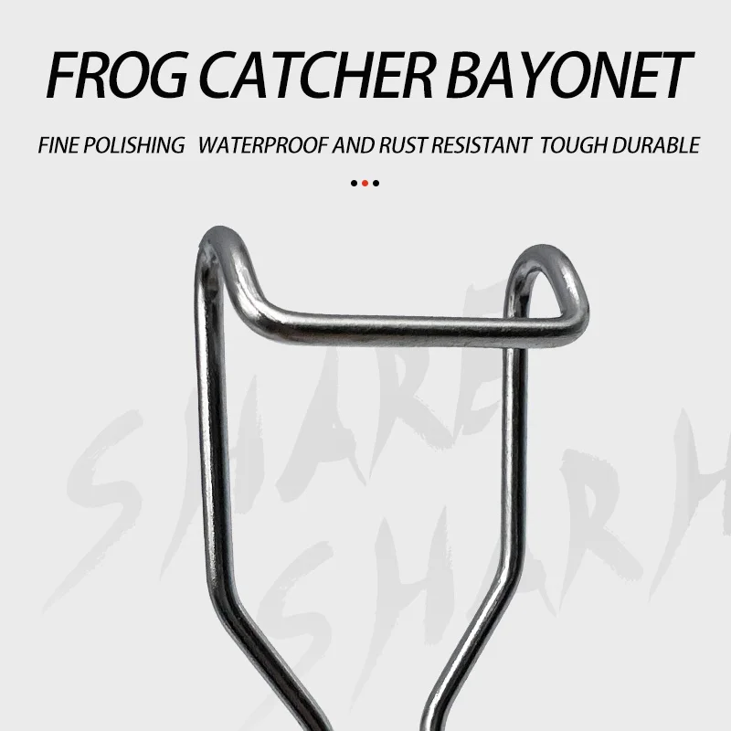 Esparcidor de boca de pescado, juego de removedor de anzuelos de señuelo de rana de pesca, Extractor de anzuelos de pescado de acero inoxidable, herramientas de pesca - imagen 5