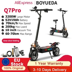 Patinete eléctrico BOYUEDA Q7Pro todoterreno con motor dual 3200W