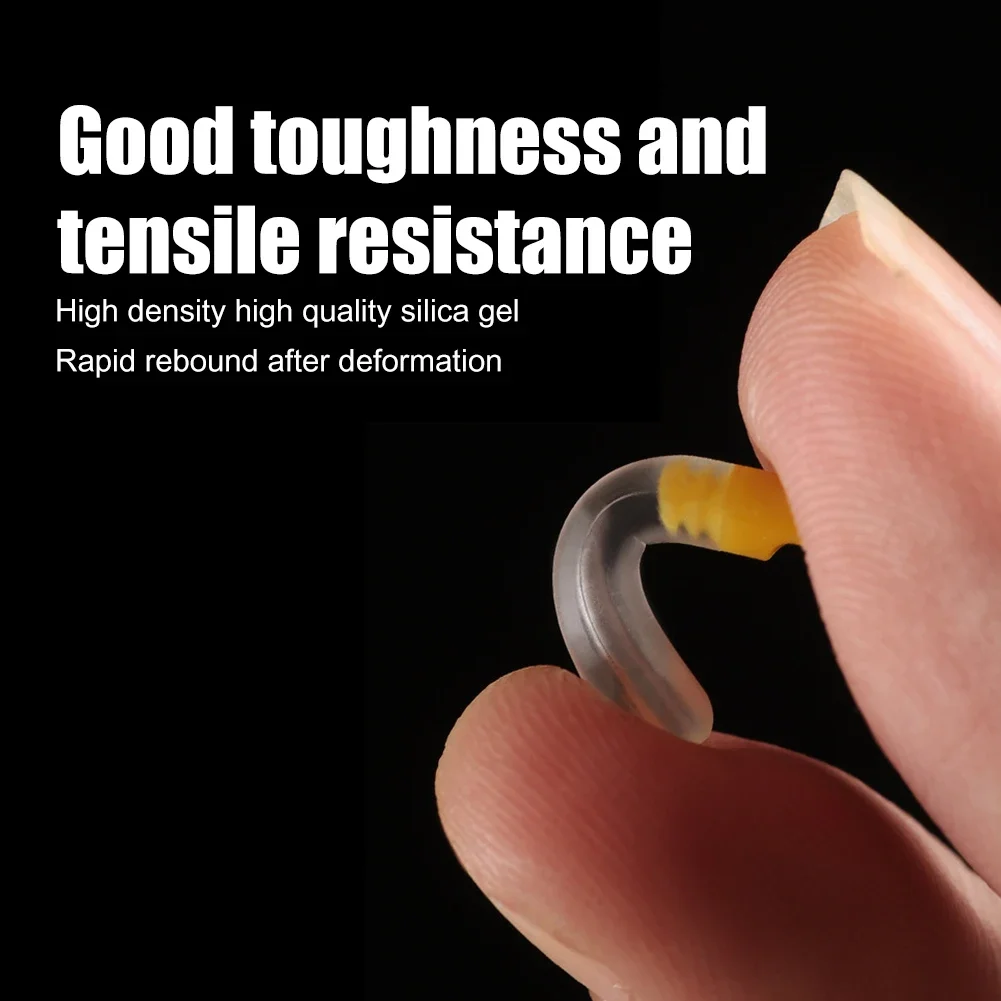 Base de flotador de pesca 20 piezas, soporte giratorio de silicona, tapón, bloque de equipo de pesca, accesorios de aparejos - imagen 3