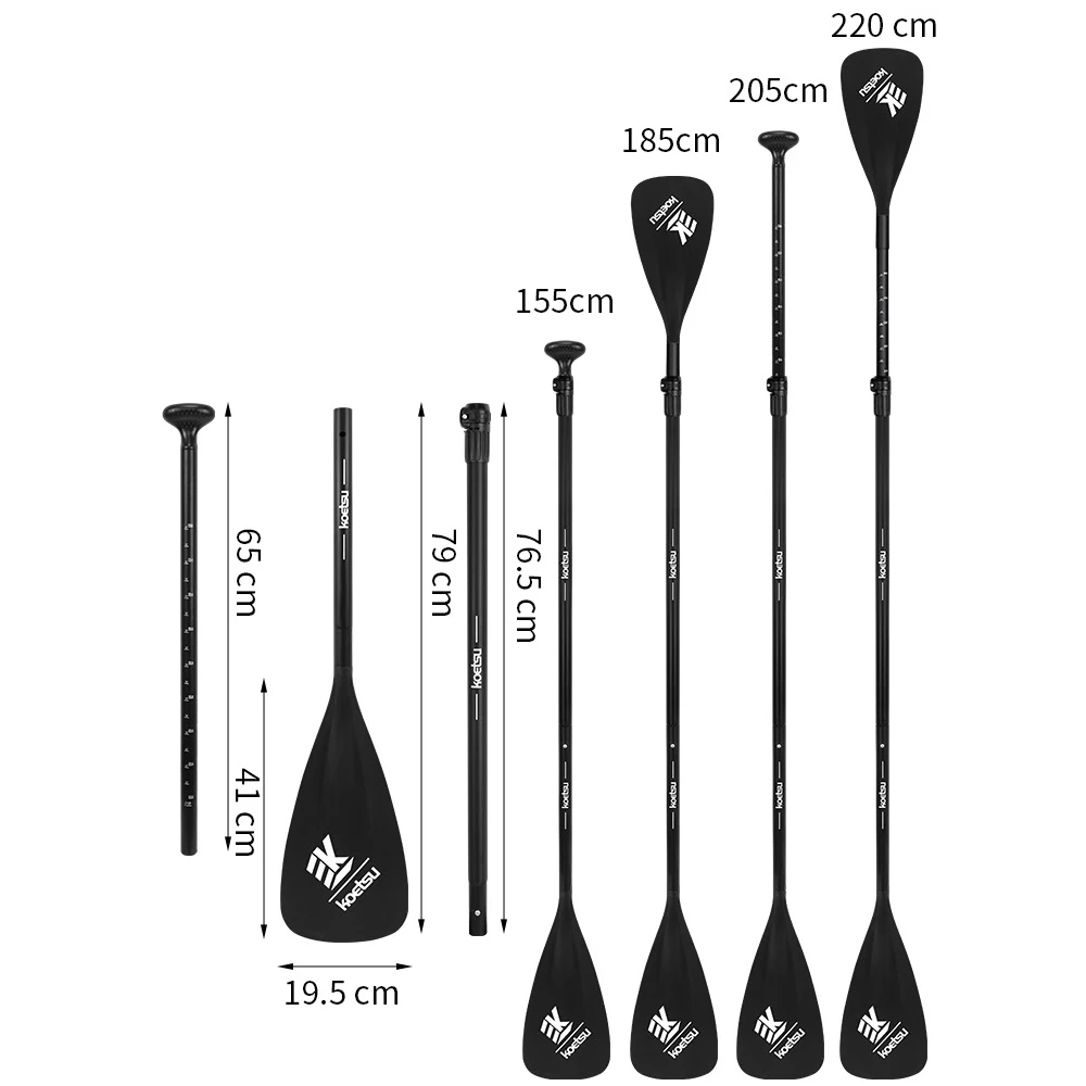 Tabla de Paddle SUP ajustable de aleación de aluminio, remo retráctil portátil - imagen 5
