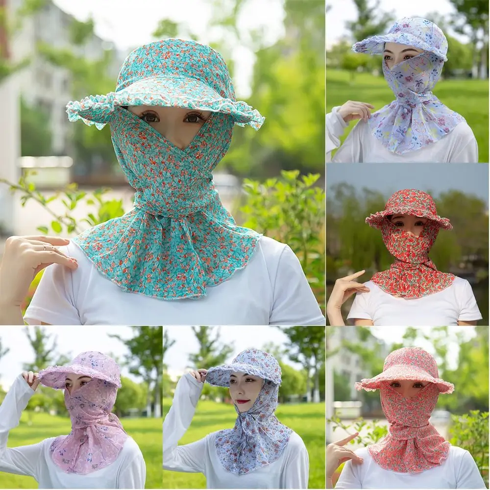 Nuevo Sombrero de cubo con protección solar, gorra para recoger té con flores de ala ancha, sombrero para el sol de secado rápido para acampar y hacer senderismo - imagen 3