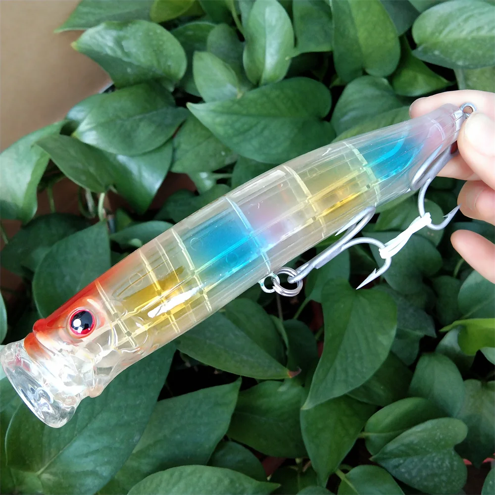 Noeby-señuelo de pesca Popper, cebo duro Artificial Wobbler, 150mm, 55g, 2 unidades - imagen 3