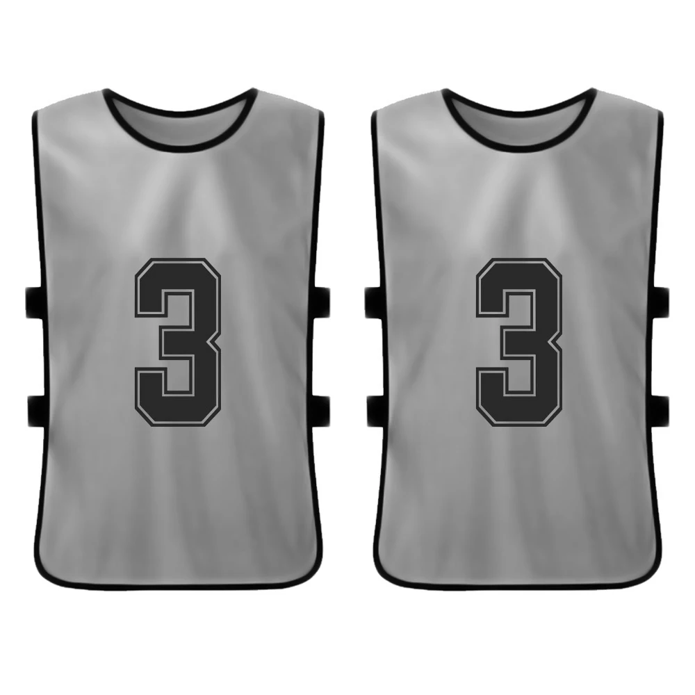 Estos piñones grises cuentan con un número 3 en negrita para una fácil identificación.