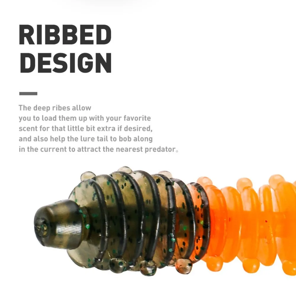 Señuelo de pesca suave con cola de paleta, 5cm, 1,27g/7,5 cm, 1,32g, 3 articulaciones, Bicolor de hundimiento lento, JERKBAIT, nuevo - imagen 2