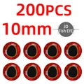200pcs red 10mm