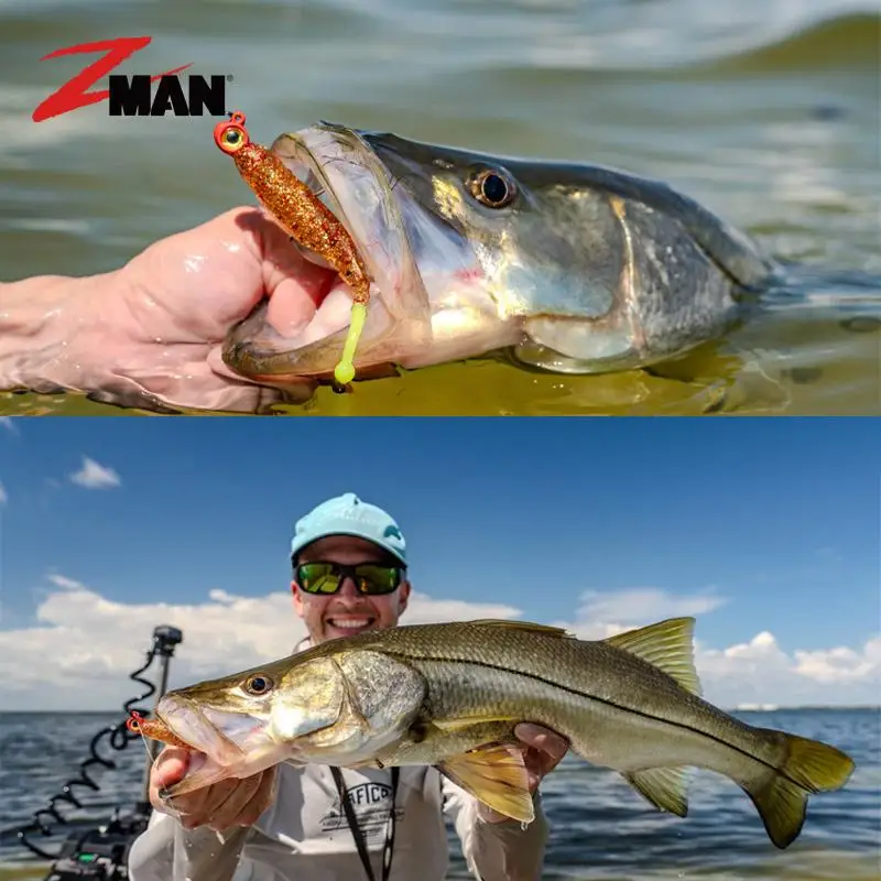American Zman-señuelo de cola de bola multisección, cebo falso de BALLERZ grande, perca de 4 pulgadas, cebo de pez mandarín, cebo de gusano suave de pozo negro - imagen 3